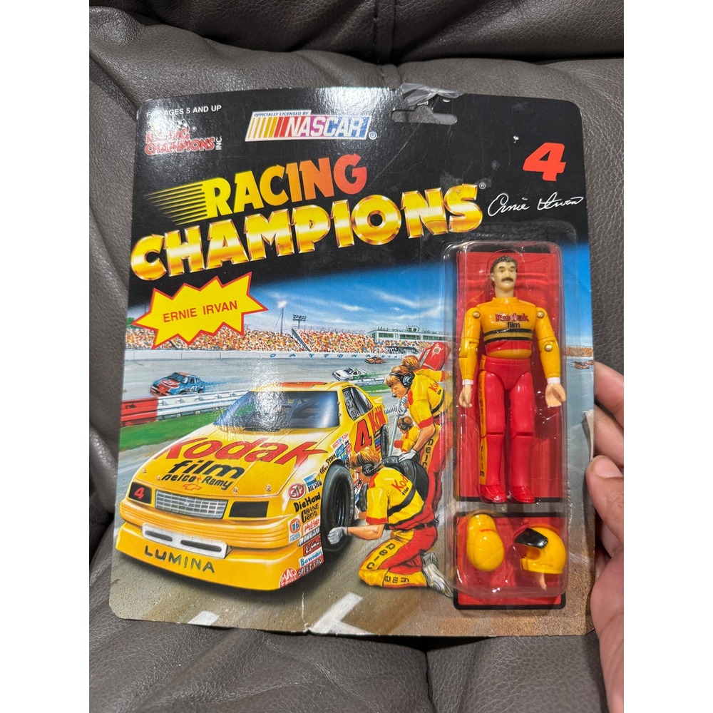 Racing Champions Ernie Irvan 4 Kodak Film Action Figure Vintage 1992 NASCAR 0900